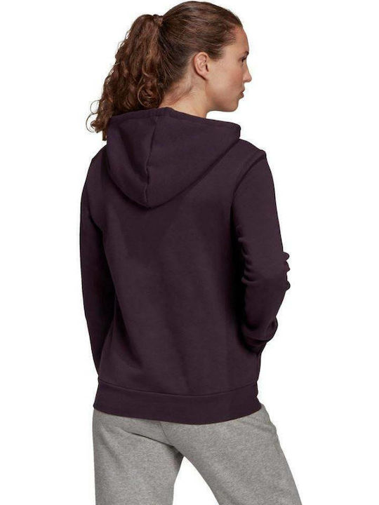 Essentials Linear Women's Sweatshirt Hooded Noble Purple