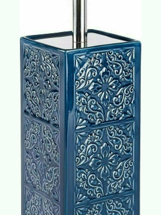 Wenko Cordoba Blue Ceramic Bathroom Toilet Brush