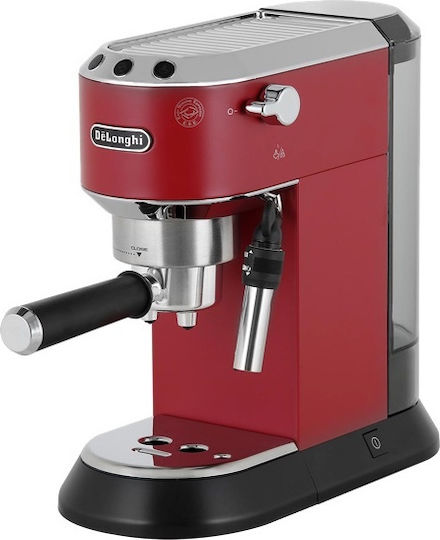 De'Longhi Dedica Pump Automatic Espresso Machine 1300W Pressure 15bar Red