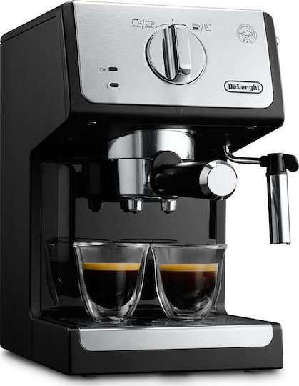 De'Longhi Automatic Espresso Machine 1100W Pressure 15bar Silver ECP 33.21 BK