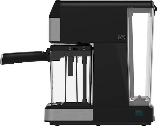 Cecotec Power Instant-ccino 20 Touch Espresso Coffee Machine 1350W Pressure 20bar for Cappuccino Black Series 01558