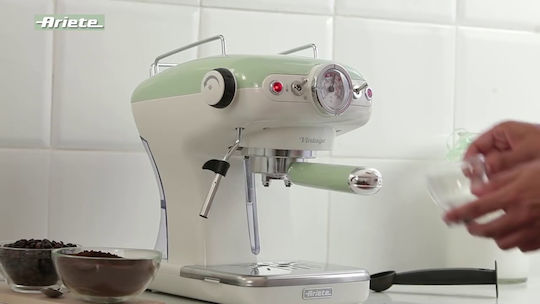 Ariete 1389/14 Mașină de Espresso 900W Presiune 15bar Verde