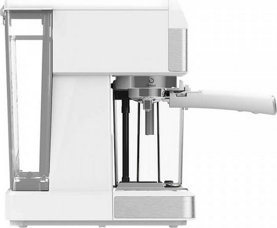Cecotec Power Instant-ccino 20 Touch Μηχανή Espresso 1350W Πίεσης 20bar για Cappuccino Bianca Series 01557