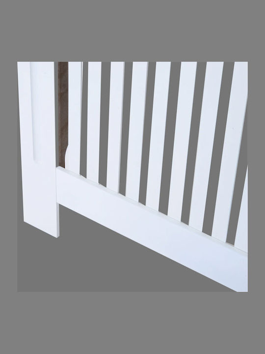 HomCom Radiator Cover From MDF White 81x19x112cm