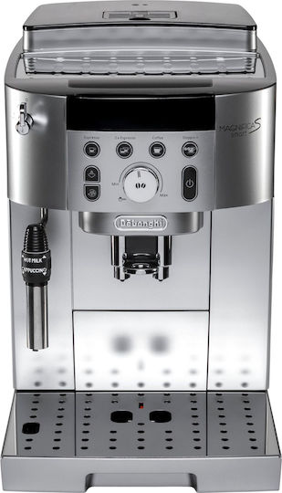 De'Longhi Magnifica S Smart Αυτόματη Μηχανή Espresso 1450W Πίεσης 15bar με Μύλο Άλεσης Ασημί