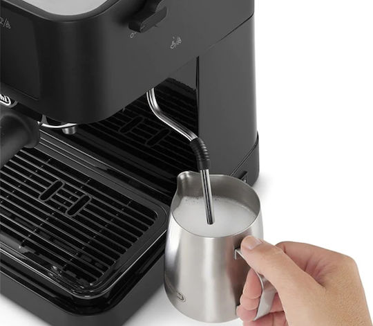 De'Longhi Stilosa Espresso Machine 1100W 15bar Pressure Black EC230.BK