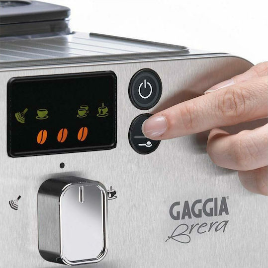 Gaggia Brera Automatic Espresso Machine 1400W Pressure 15bar with Grinder Black