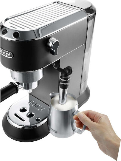 De'Longhi Dedica Pump Μηχανή Espresso 1300W Πίεσης 15bar Μαύρη