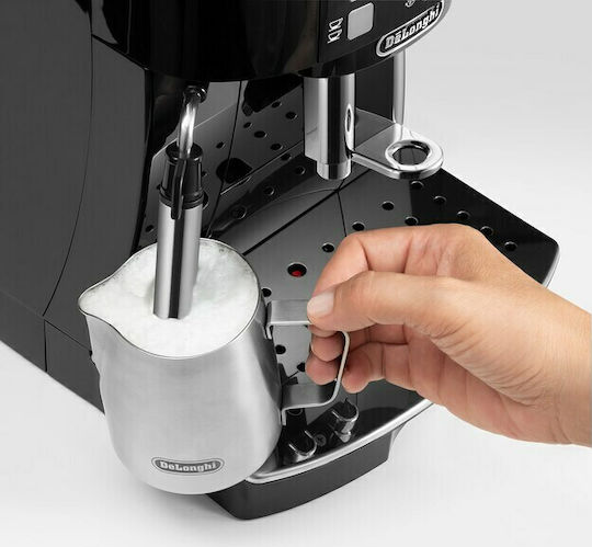 De'Longhi Magnifica S Αυτόματη Μηχανή Espresso 1450W Πίεσης 15bar με Μύλο Άλεσης Μαύρη