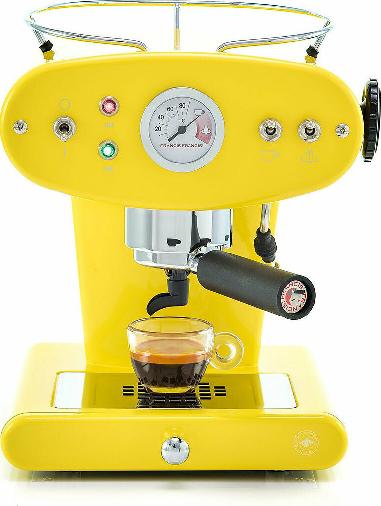 Illy X1 Trio Professional Μηχανή Espresso 1100W Πίεσης 18bar Κίτρινη