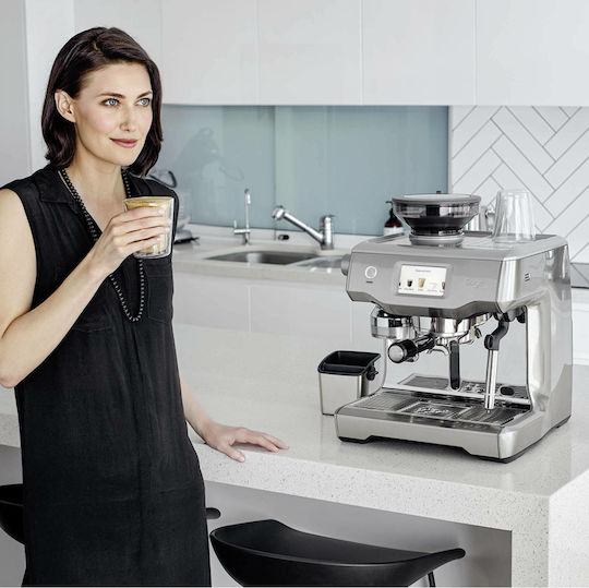 Sage The Oracle Touch Automatische Espressomaschine 2400W Druck 15bar mit Mahlwerk Silber