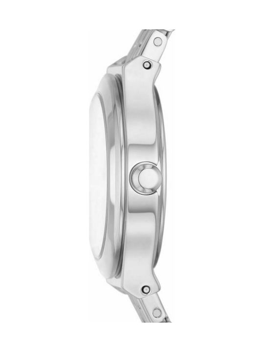 DKNY Parsons Uhr mit Silber Metallarmband