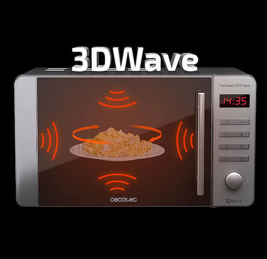 Cecotec ProClean 5010 Microwave Oven 20lt Inox