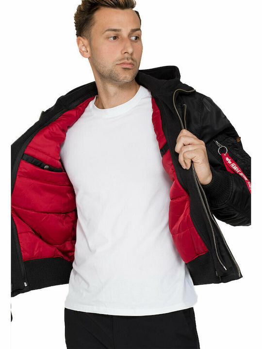 MA-1 D-Tec Winter Jacket Bomber Black