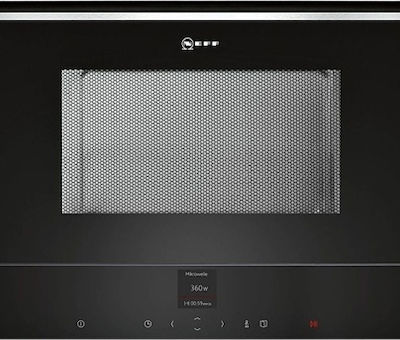Neff Εντοιχιζόμενος Φούρνος Μικροκυμάτων 21lt Μαύρος