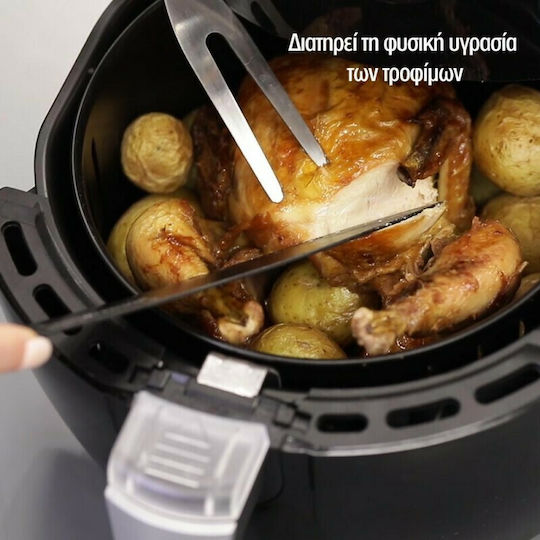 HomeVero Air Fryer 2.5lt Μαύρο HV-AF30
