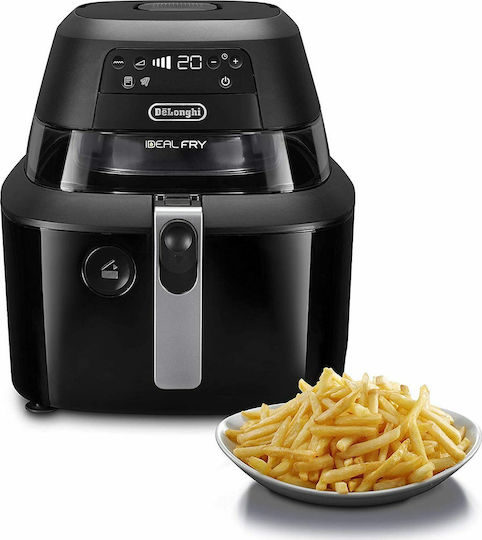De'Longhi Ideal Fry Air Fryer 1.5lt Black