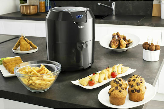 Tefal Easy Fry Precision EY401 Friteuză cu aer 4.2lt Negru