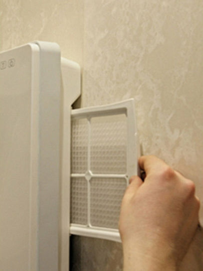 Radialight Touch Αερόθερμο Μπάνιου Τοίχου 1800W