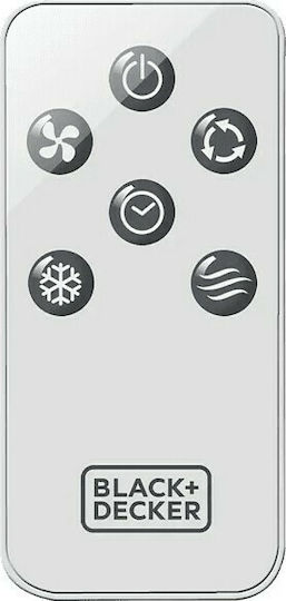 Black & Decker BXAC7E Air Cooler 65W με Τηλεχειριστήριο Λευκό