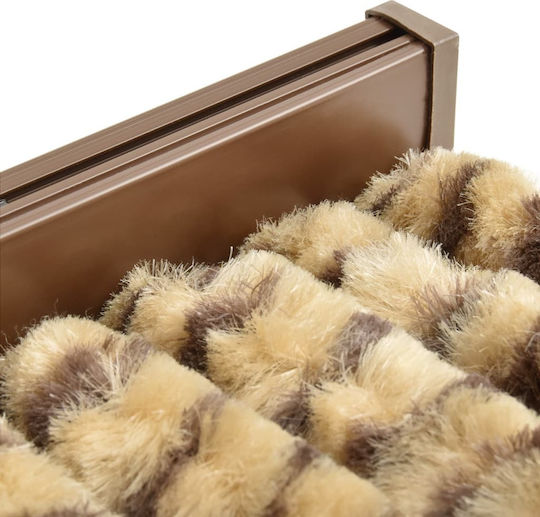 vidaXL Perdea ușă Beige-Brown 90x220cm 325449