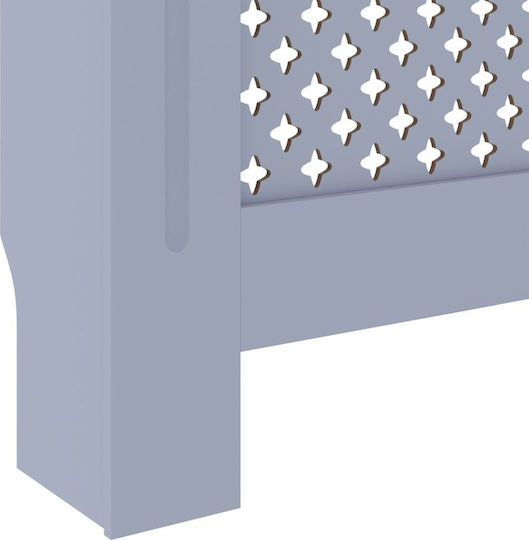 vidaXL Husă Pentru Radiator Din MDF Gri 78x19x81.5cm