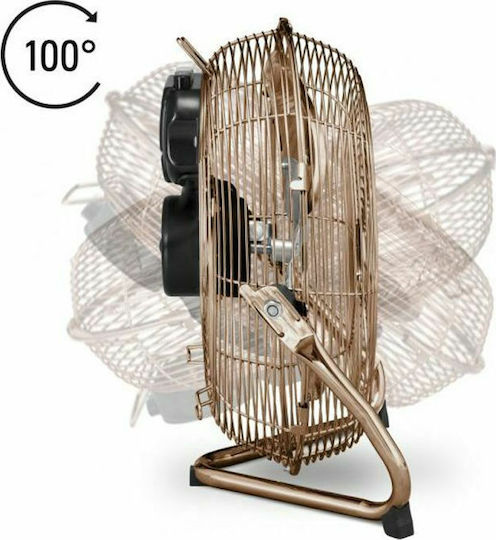Trotec TVM 11 Ανεμιστήρας Δαπέδου 37W Διαμέτρου 30cm Μπρούτζινος