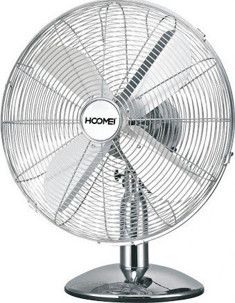 Hoomei Tabletop Fan 35W Diameter 30cm Silver