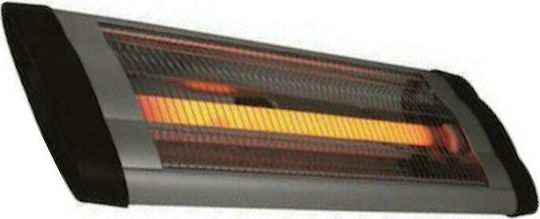 Eurolamp Quartz Wall-Mounted Heater for Bathrooms with Thermostat 3000W