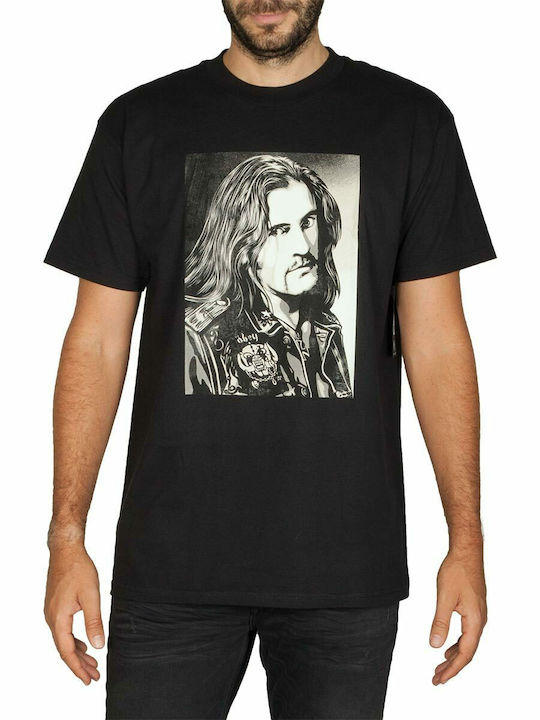 Obey Obey Lemmy T-shirt Schwarz Baumwolle 165263045S-BLK