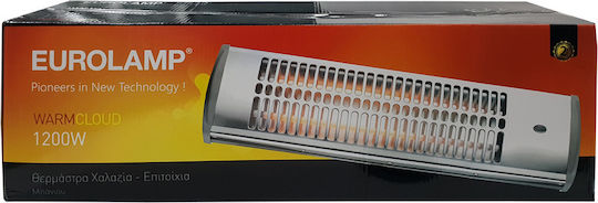 Eurolamp Quartz Wall-Mounted Heater for Bathrooms 1200W