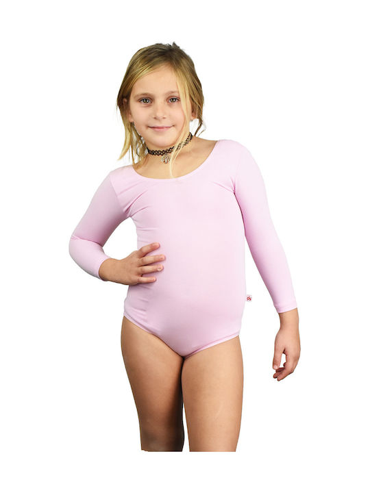 Dansport Kids Bodysuit Rhythmics/Ballet Pink