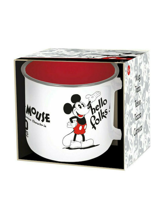 Stor Disney Mickey 90 Years Tasse Keramik Weiß 415ml 01529 1Stück