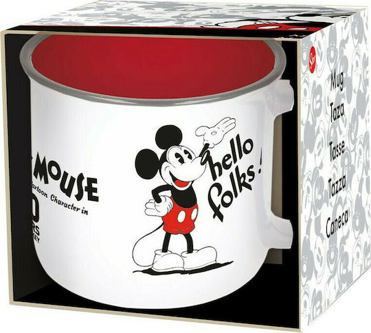 Stor Disney Mickey 90 Years Κούπα Κεραμική Λευκή 415ml Stor Disney Mickey 90 Years Κούπα Κεραμική Λευκή 415ml