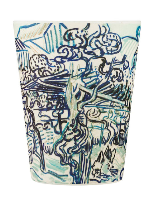 Ecoffee Cup Van Gogh Old Vineyard Bamboo Cup with Lid Μπλε 350ml