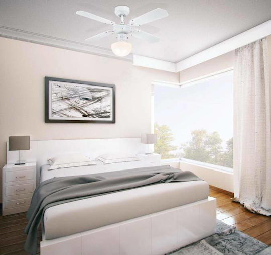 Westinghouse Portland Ambiance Ανεμιστήρας Οροφής 90cm με Φως Λευκός