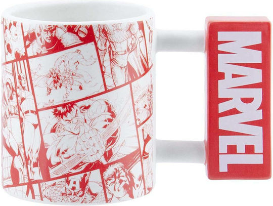 Paladone Marvel Logo Κούπα Κεραμική Λευκή 450ml Paladone Marvel Logo Κούπα Κεραμική Λευκή 450ml