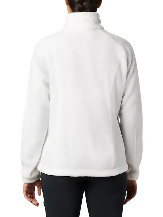 Columbia Benton Springs Women's Cardigan with Zipper White