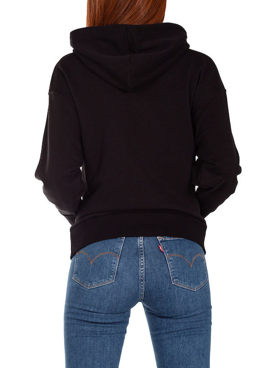 PUMA Classics Women's Sweatshirt Black with Hood