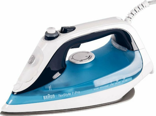 Braun TexStyle 7 Pro SI 7062 Σίδερο Ατμού 2600W με Συνεχόμενη Παροχή 50gr/min