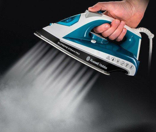 Russell Hobbs Supreme Steam Pro Σίδερο Ατμού 2600W με Αντικολλητική Πλάκα και Συνεχόμενη Παροχή Ατμού 40gr/min