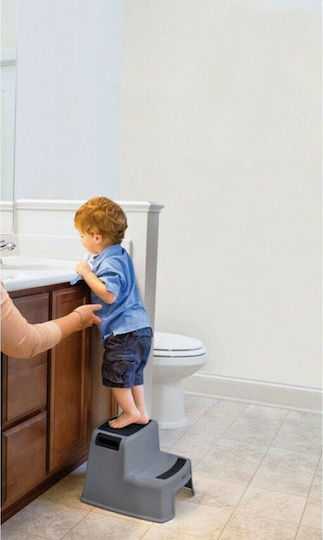 Dreambaby Double Kids Step Stool Gray