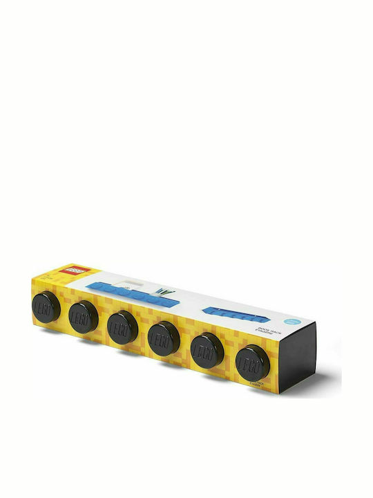 Raft Pentru Copii Tip Bibliotecă Montaj Pe Perete Negru 47.8x11.5x7.8cm