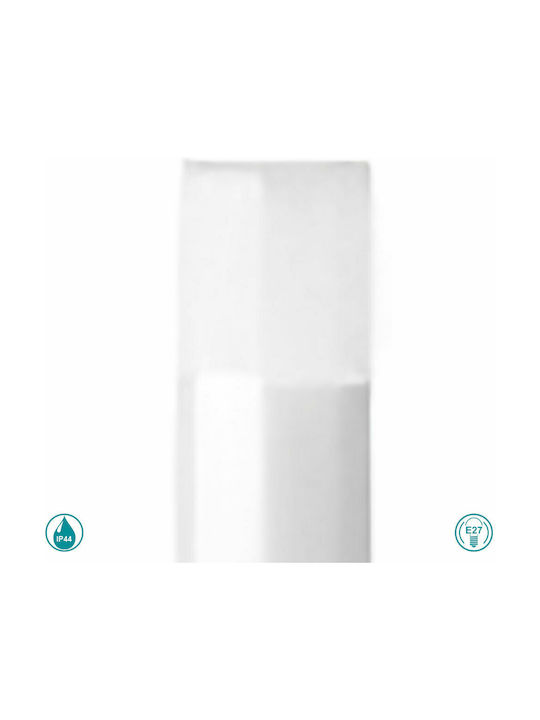 Gea Luce Outdoor Floor Lamp Small Post for Exterior Space IP44 for E27 Socket White