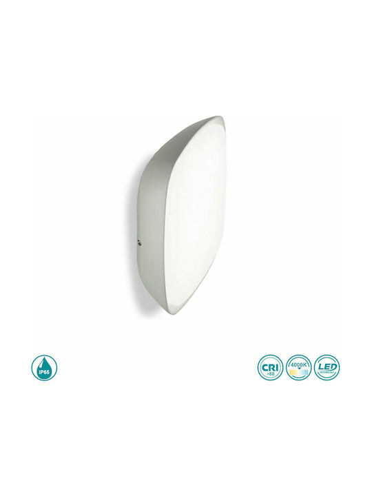 Gea Luce Asman Plafonieră de Exterior cu LED Integrat în Culoare Gri GES091