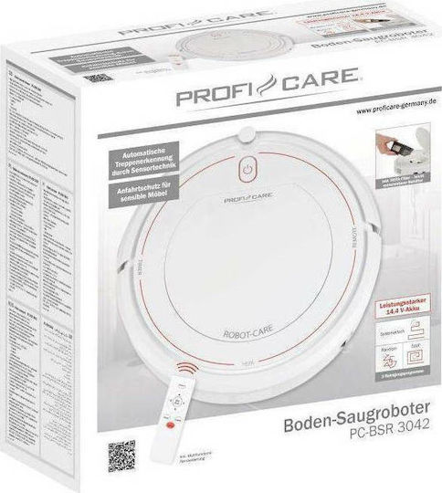 ProfiCare PC-BSR 3042 Σκούπα Ρομπότ με Έξυπνη Πλοήγηση Λευκή