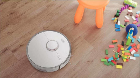 Roborock S5 Max Roboterstaubsauger zum Saugen & Wischen mit Kartierung und Wi-Fi Weiß