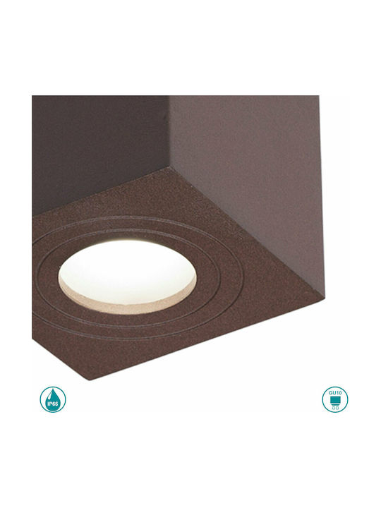 Gea Luce Sulis Wasserdicht Spot Deckenleuchte für den Außenbereich in Braun Farbe GES1072