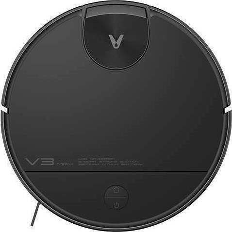 Viomi V3 Max Σκούπα Ρομπότ με Χαρτογράφηση Laser & Απορρόφηση 2700Pa Μαύρη