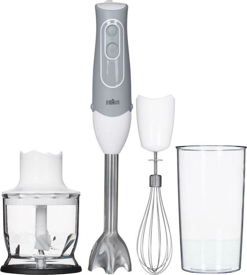Braun MultiQuick 5 Omelette Ραβδομπλέντερ με Ανοξείδωτη Ράβδο 600W Γκρι